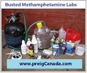 Busted Methamphetamine Labs