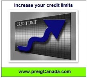 Increase your credit limits