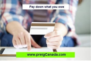 Pay down what you owe