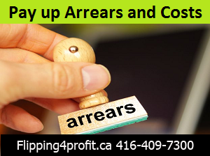 Pay up Arrears and Costs: